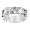 Diana 14K 7mm White Gold Soft Sand Band Wedding Band
