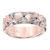 Diana 14K 7mm Rose Gold Soft Sand Band Wedding Band