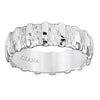 Diana 14K 7mm White Gold Soft Sand Band Wedding Band