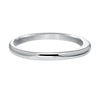 Artcarved Bridal Band No Stones Contemporary Bezel Solitaire Engagement Ring April 14K White Gold