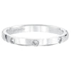 Artcarved Bridal Mounted with Side Stones Diamond Anniversary Band Clara Platinum