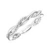 Artcarved Bridal Band No Stones Anniversary Wedding Band 14K White Gold