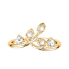Artcarved Bridal Mounted with Side Stones Contemporary Rose Goldcut Diamond Anniversary Band 14K Yellow Gold