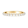 Artcarved Bridal Mounted with Side Stones Classic Rose Goldcut Diamond Anniversary Band 14K Yellow Gold