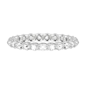Artcarved Bridal Mounted with Side Stones Classic Rose Goldcut Diamond Anniversary Band 14K White Gold
