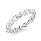 Artcarved Bridal Mounted with Side Stones Classic Rose Goldcut Diamond Anniversary Band 14K White Gold