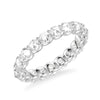 Artcarved Bridal Mounted with Side Stones Classic Rose Goldcut Diamond Anniversary Band 14K White Gold