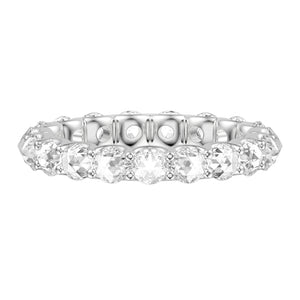 Artcarved Bridal Mounted with Side Stones Classic Rose Goldcut Diamond Anniversary Band 14K White Gold