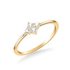 Artcarved Bridal Mounted with Side Stones Classic Rose Goldcut Diamond Anniversary Band 14K Yellow Gold