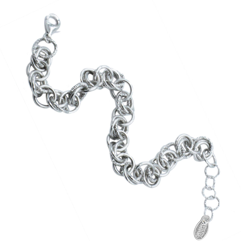 Frederic Duclos Sterling Silver Love Knot Extraordinaire Bracelet