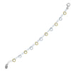 Frederic Duclos Sterling Silver And Yellow Gold Plated Imagination Bracelet