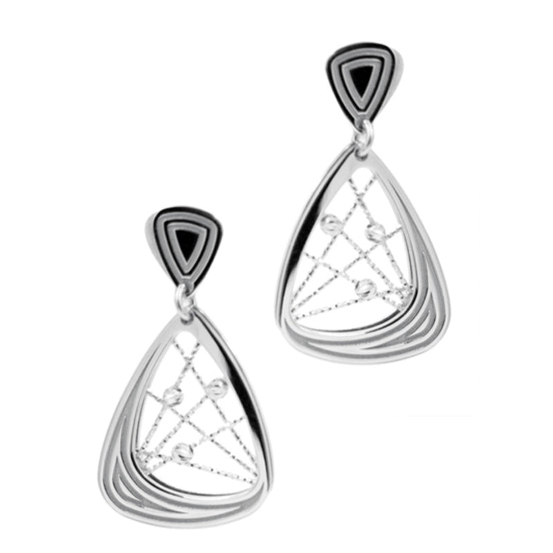 Frederic Duclos Sterling Silver Madelaine Earrings