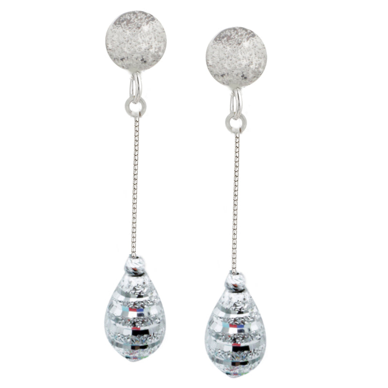 Frederic Duclos Sterling Silver Sparkle Earrings