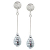 Frederic Duclos Sterling Silver Sparkle Earrings