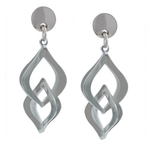 Frederic Duclos Sterling Silver Dream Catcher Earrings