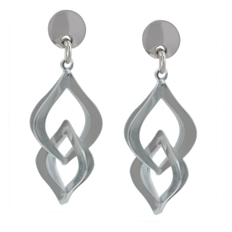 Frederic Duclos Sterling Silver Dream Catcher Earrings