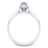Gabriel & Co 14K White Gold Contemporary Solitaire Diamond Engagement Ring