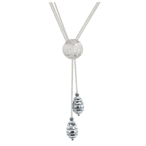 Frederic Duclos Sterling Silver Sparkle Lariat