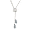 Frederic Duclos Sterling Silver Sparkle Lariat